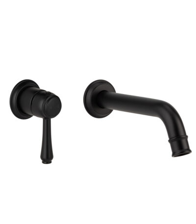 Kingsley Minimal Mixer & Spout Set- Matte Black