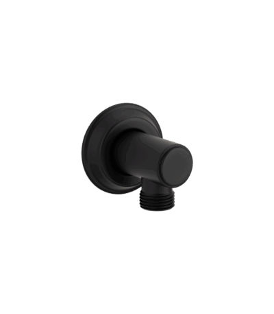 Kingsley Round Shower BP - Matte Black