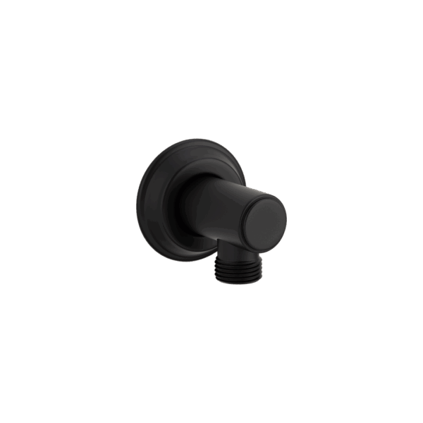 Kingsley Round Shower BP - Matte Black