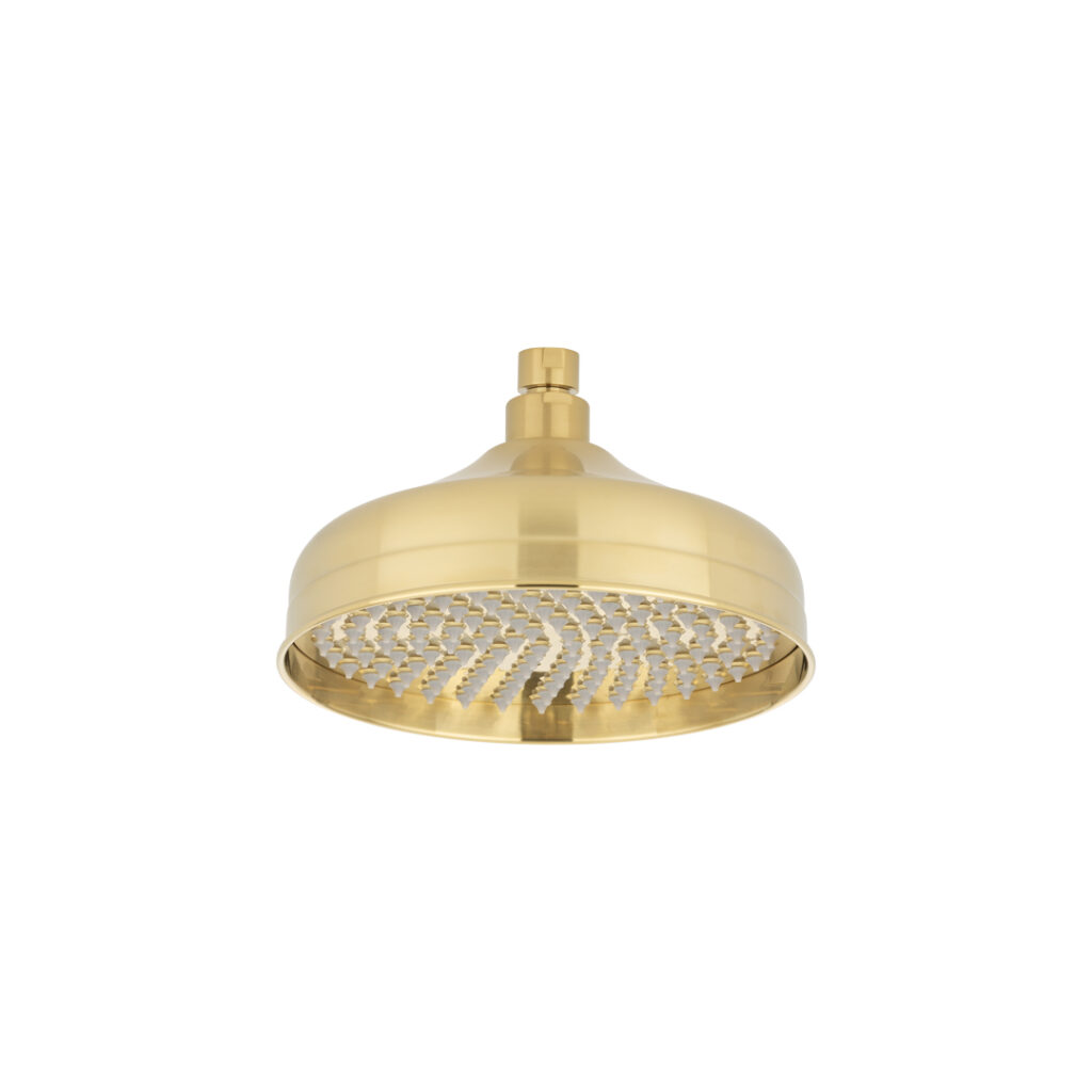 Kingsley Shower Head Round - Brushed Brass