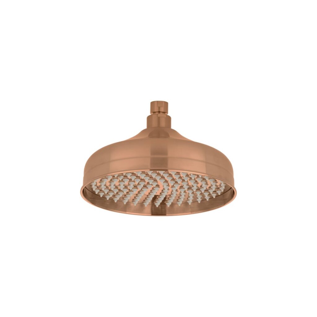 Kingsley Shower Head Round - Brushed Copper