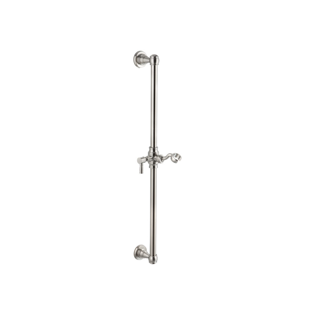 Kingsley Shower Rail - Brushed Nickel