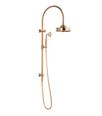 Kingsley Shower Rail Set - Brushed Copper