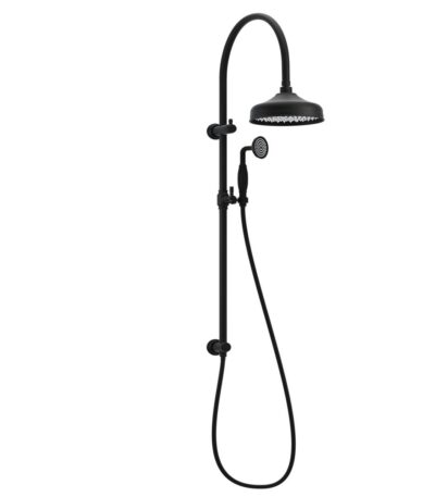 Kingsley Shower Rail Set - Matte Black