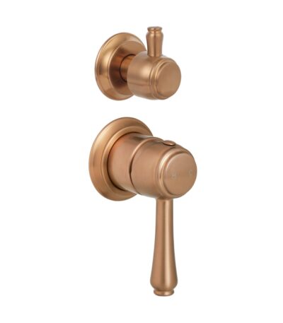 Kingsley Shower Top Diverter - Brushed Copper