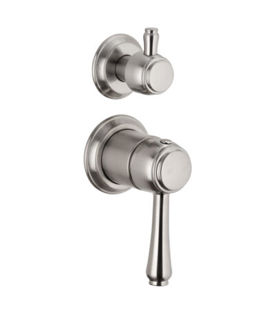 Kingsley Shower Top Diverter - Brushed Nickel