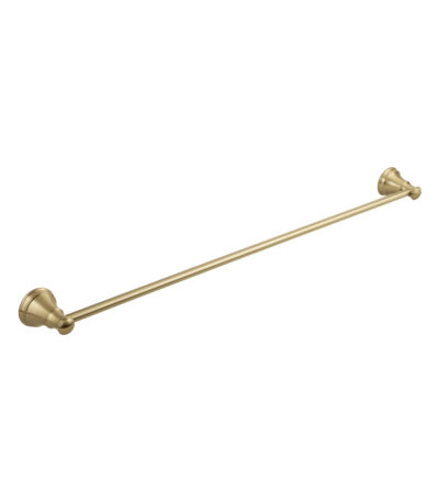Kingsley Single Towel Rail - Brushed Brass