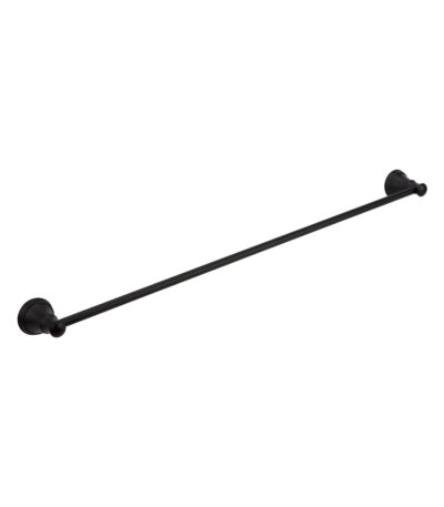 Kingsley Single Towel Rail - Matte Black