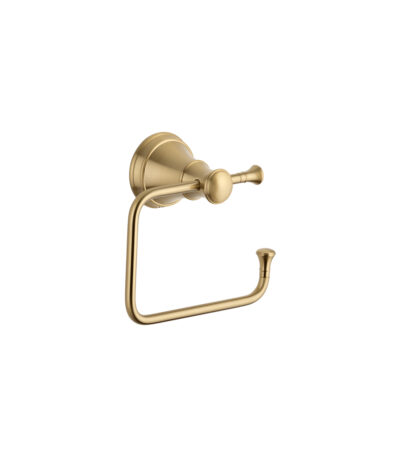 Kingsley Toilet Roll Holder - Brushed Brass
