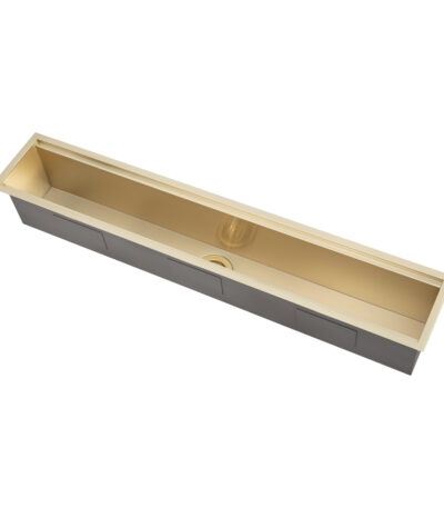 Kitchen Trough 1240mm - Entertainer Series - Brushed Brass