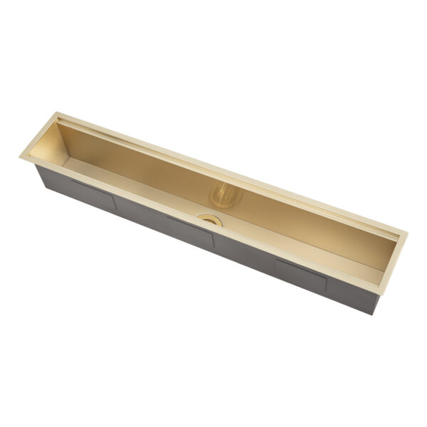 Kitchen Trough 1240mm - Entertainer Series - Brushed Brass