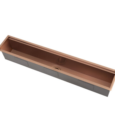 Kitchen Trough 1240mm - Entertainer Series - Brushed Copper