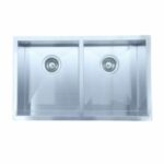 Kitchenware Stainless Steel Handmade Double Bowl Kitchen Sink - 737x450x200mm | C-2920 | C-2920