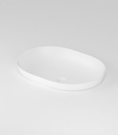 Kiva Semi-Inset Basin - Matte White