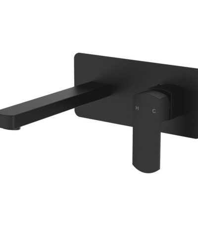 Koko Basin/Bath Wall Mixer Set, Matte Black