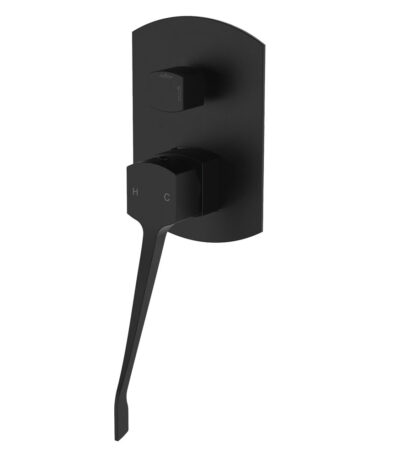 Koko Care Wall Diverter Mixer, Matte Black