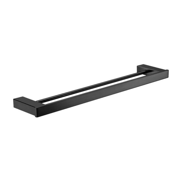 Koko Double Towel Rail, 610 mm, Matte Black