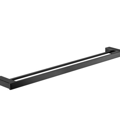 Koko Double Towel Rail, 810 mm, Matte Black
