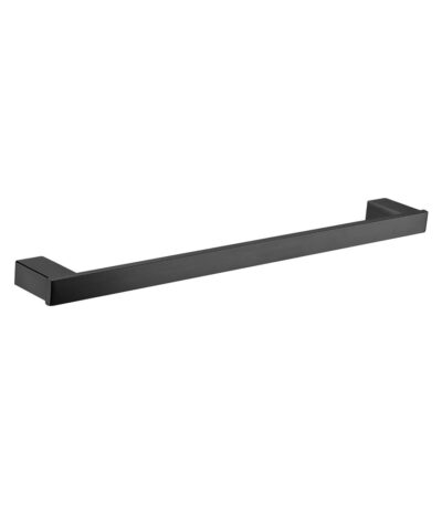 Koko Single Towel Rail, 610 mm, Matte Black