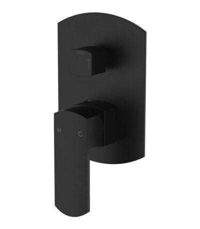 Koko Wall Diverter Mixer, Matte Black
