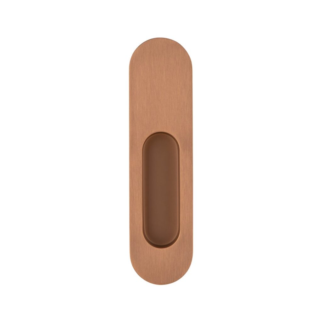 Leroy Sliding Door Dummy Pull - Brushed Copper