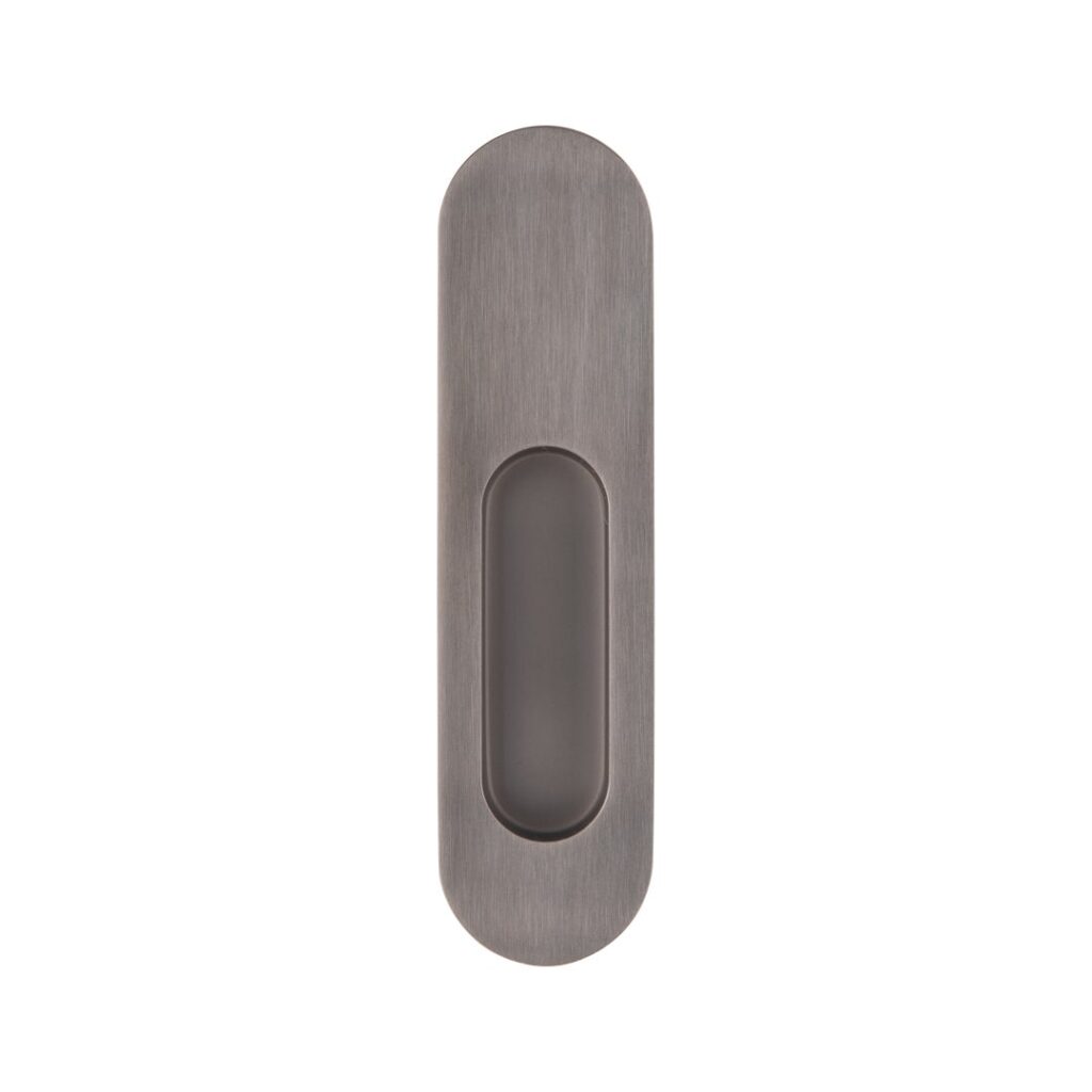 Leroy Sliding Door Dummy Pull - Brushed Gunmetal