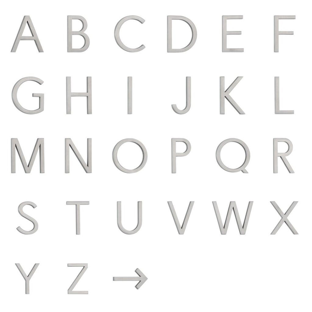 Lettering - Stainless Steel