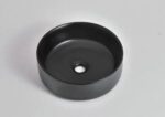 Levenge - 360mm Matte Black Round Above Counter Basin - CLA-524B-MB | 360*360*120mm