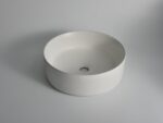 Levenge - 360mm Matte White Round Fine Ceramic Above Counter Basin - CLA-524B-MW | 360x360x120mm