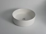 Levenge - 360mm Matte White Round Fine Ceramic Above Counter Basin - CLA-524B-MW | 360x360x120mm