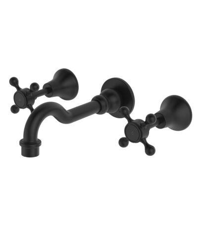 Lillian Basin/Bath Wall Set, Matte Black