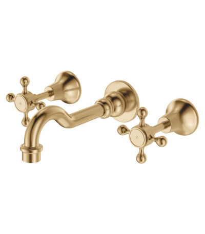 Lillian Basin/Bath Wall Set, Urban Brass