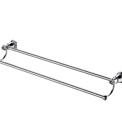 Lillian Double Towel Rail, Chrome