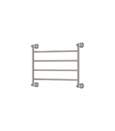Lillian Heated Towel Rail, 600 x 450mm, Brushed Nickel