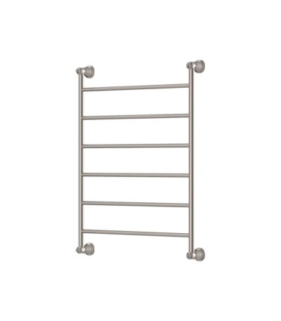 Lillian Heated Towel Rail, 600 x 800mm, Brushed Nickel