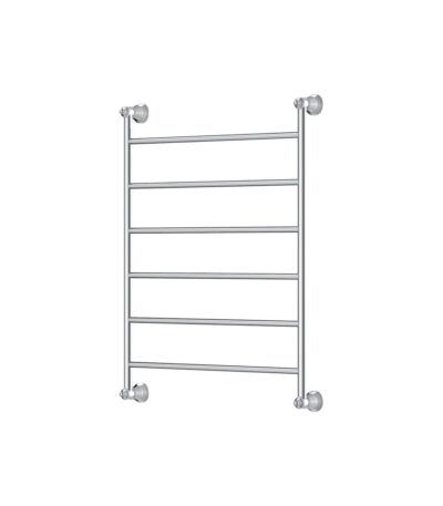 Lillian Heated Towel Rail, 600 x 800mm, Chrome