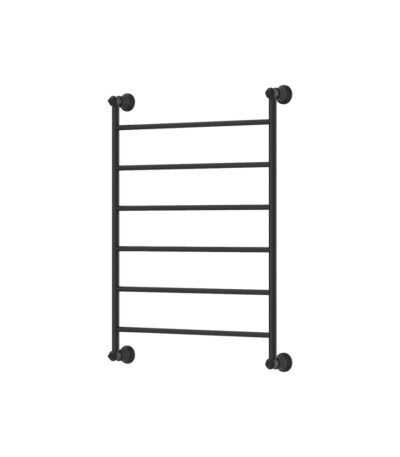 Lillian Heated Towel Rail, 600 x 800mm, Matte Black
