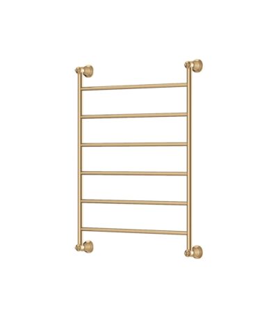 Lillian Heated Towel Rail, 600 x 800mm, Urban Brass