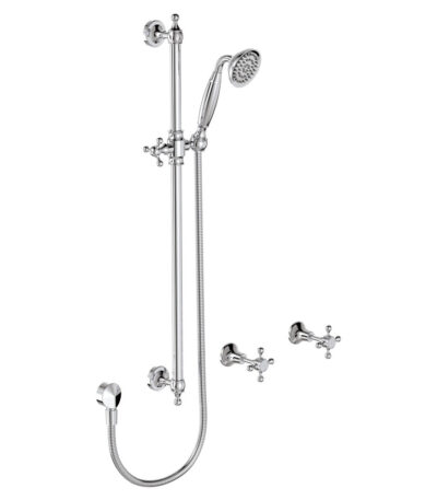 Lillian Rail Shower Set, Chrome