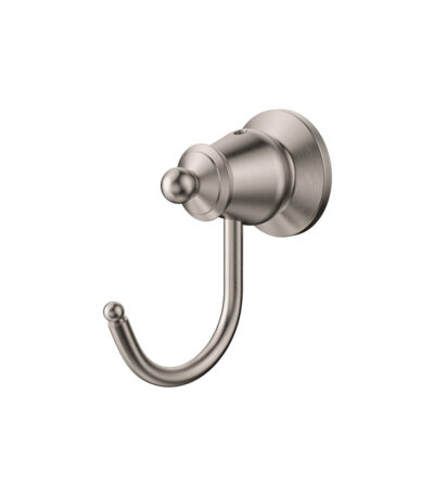 Lillian Robe Hook, Brushed Nickel