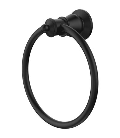 Lillian Towel Ring, Matte Black