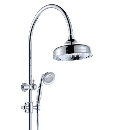 Lillian Twin Shower, Chrome