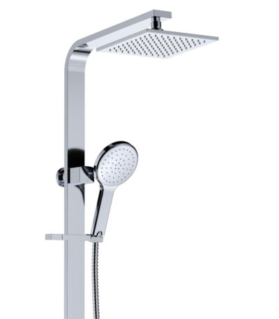 Lincoln Deluxe Twin Shower, Chrome