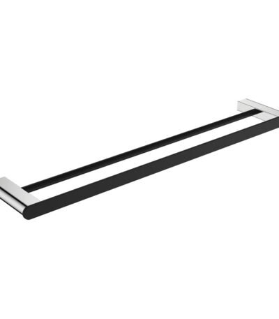 Lincoln Double Towel Rail, 900 mm, Mixed Finish