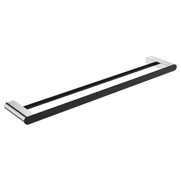 Lincoln Double Towel Rail, 900 mm, Mixed Finish
