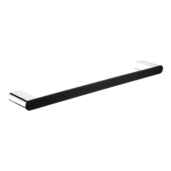 Lincoln Single Towel Rail, 600 mm, Mixed Finish
