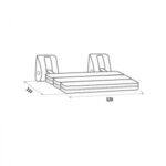 LINKWARE LC202 LINKCARE FOLDING SHOWER SEAT WHITE - Urban Designs Bathroom and Kitchen