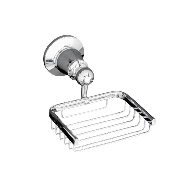 LINKWARE NR8007 NOOSA SOAP BASKET CHROME AND COLOURED - Urban Designs Bathroom and Kitchen