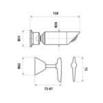 LINKWARE P1151B KIRRA LEVER SHOWER SET CHROME - Urban Designs Bathroom and Kitchen