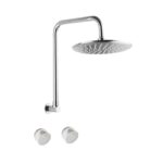 LINKWARE P6153/T9083 LOUI GOOSENECK SHOWER SET CHROME AND COLOURED - Urban Designs Bathroom and Kitchen